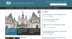 Desktop Screenshot of judiciary.gov.uk